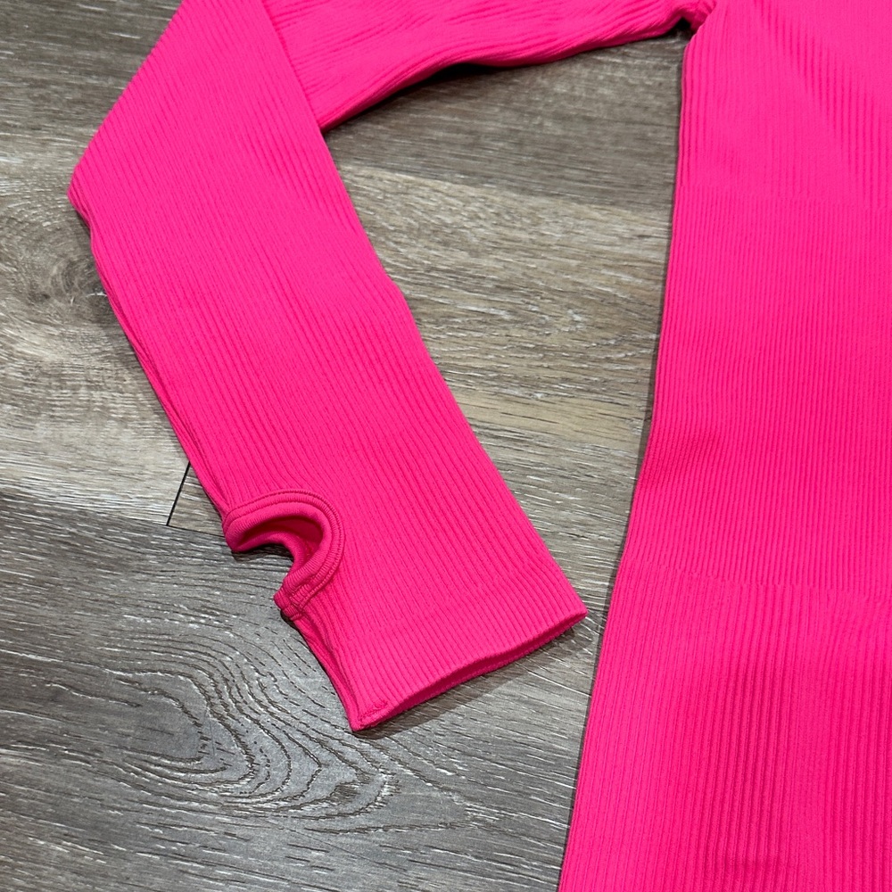 NWT! Hot Pink One Piece Workout Suit - Picture 3 of 6